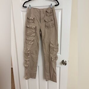 Women's Tan Cargo Pants